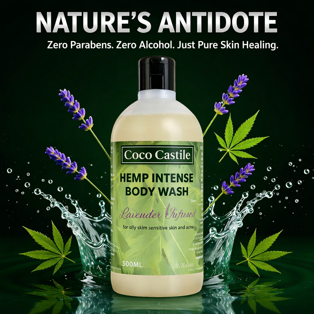 HEMP INTENSE BODY WASH 500ML