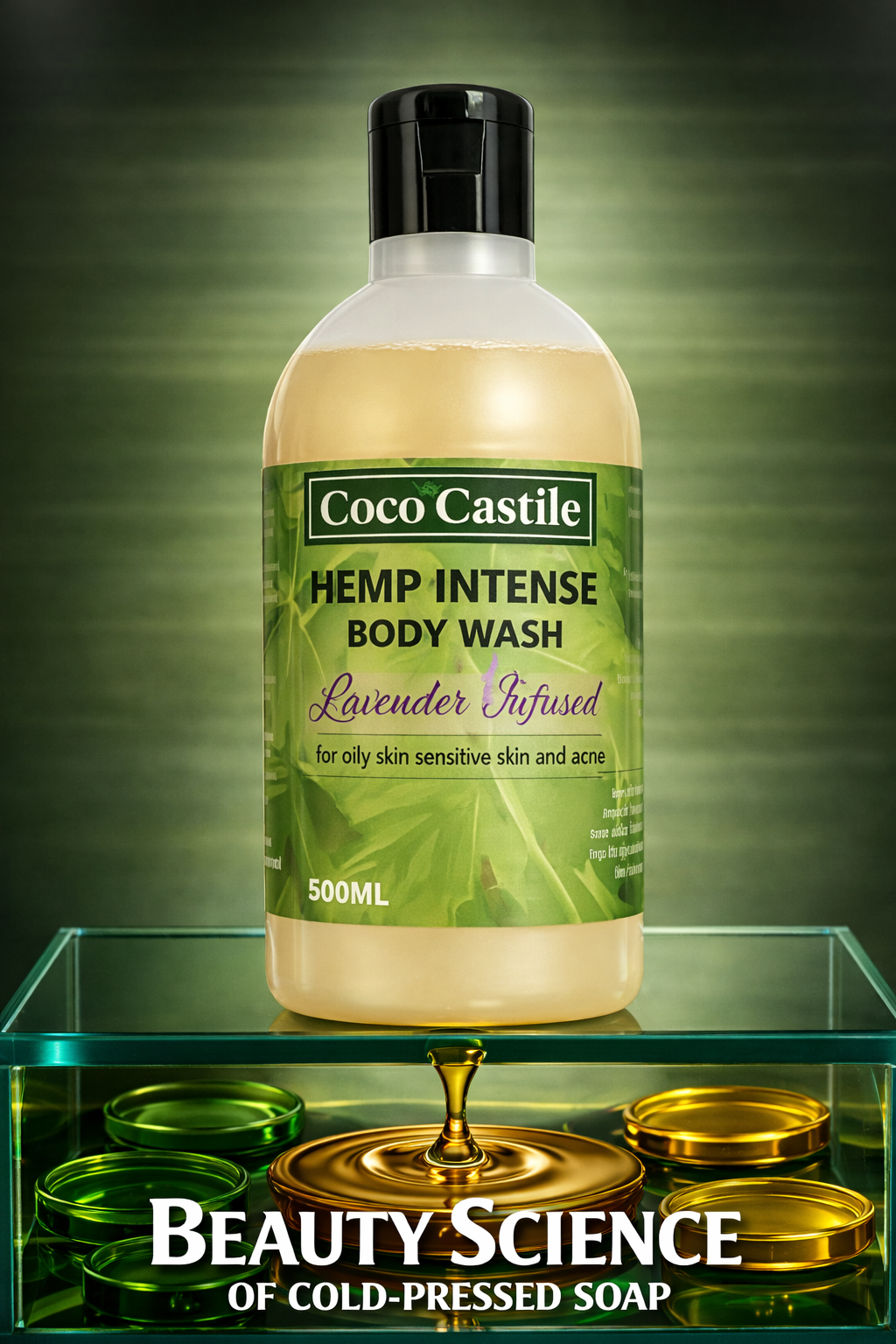 HEMP INTENSE BODY WASH 500ML - Image 2